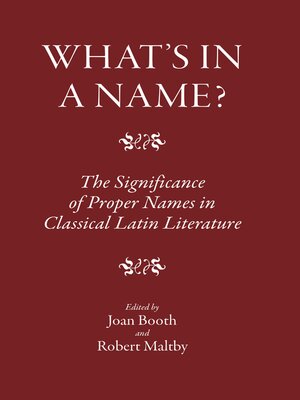 cover image of What's in a Name?